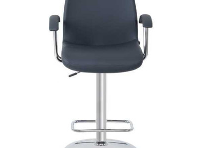 Modern Gray Chair Designer Bar Stool Metal Stylish Luxury Furniture Stool